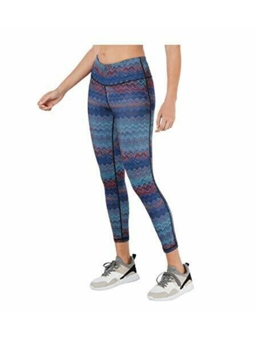 Ideology Womens Chevron Print Leggings Size M
